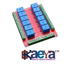 OkaeYa 12 Channel Relay Module (without light coupling)